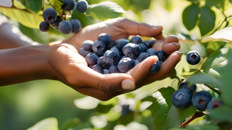 Harvest Blueberries at Home