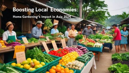 Boosting Local Economies: Home Gardening's Impact in Asia 2024