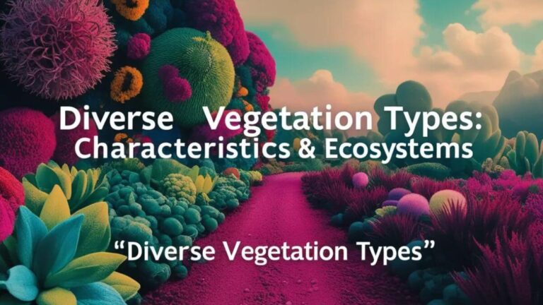 Diverse Vegetation Types